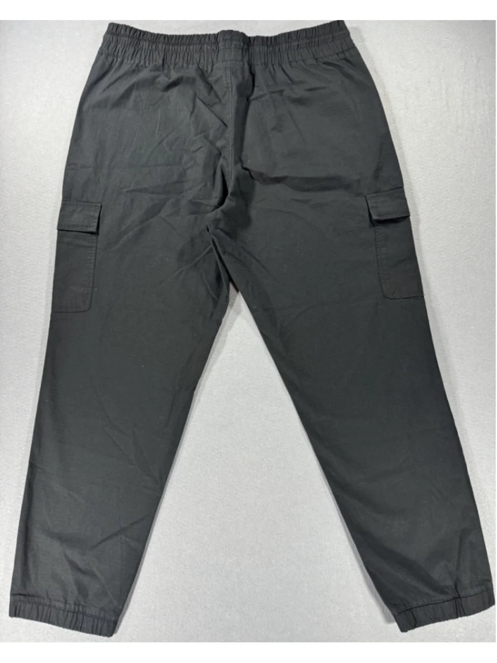 True Religion Jet Black Ripstop Jogger XL with Hook and Loop Pockets